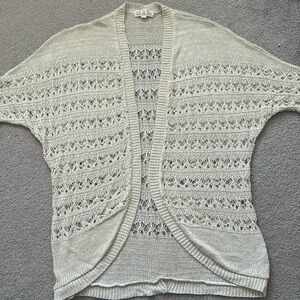 Short Sleeve Knitted Cardigan